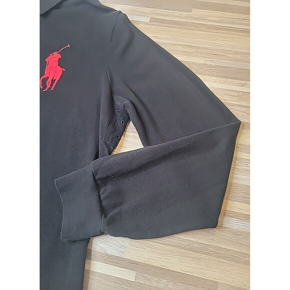 Polo Ralph Lauren Mens XXL Black Polo Shirt County Riders‎ & Jockey Club - Picture 3 of 15